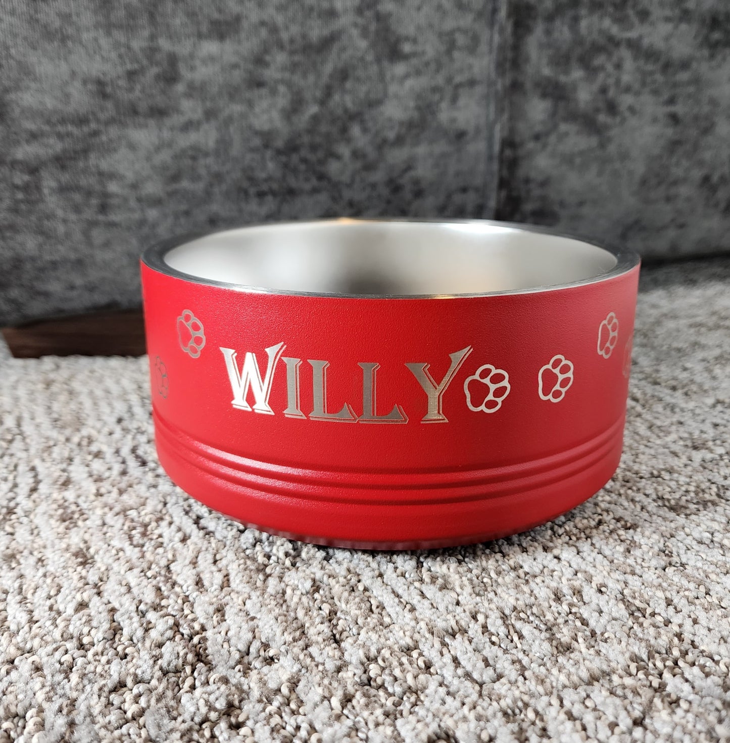 Personalized Stainless Steel Engraved Pet Bowl